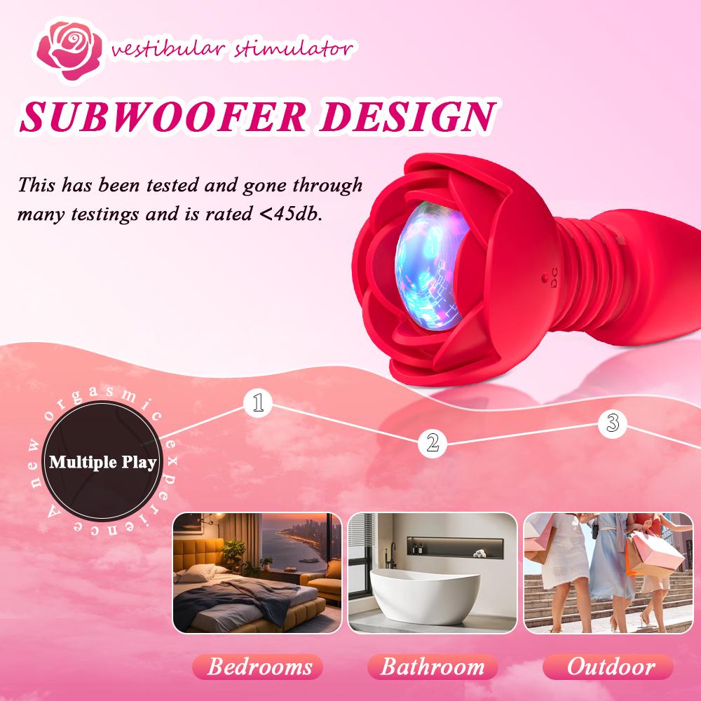 Thrusting Anal Plug Vibrator for Women Butt Plug Male Prostate Massager Remote Control Vibrating Masturbator Sex Toys for Adult