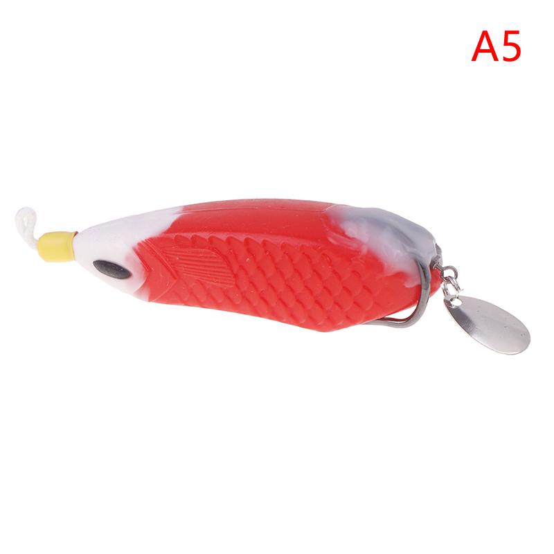 1 Pc Artificial Baits Fishing Bait Topwater Ray Frog Wear-resistant Frog Soft Baits Lure Durable
