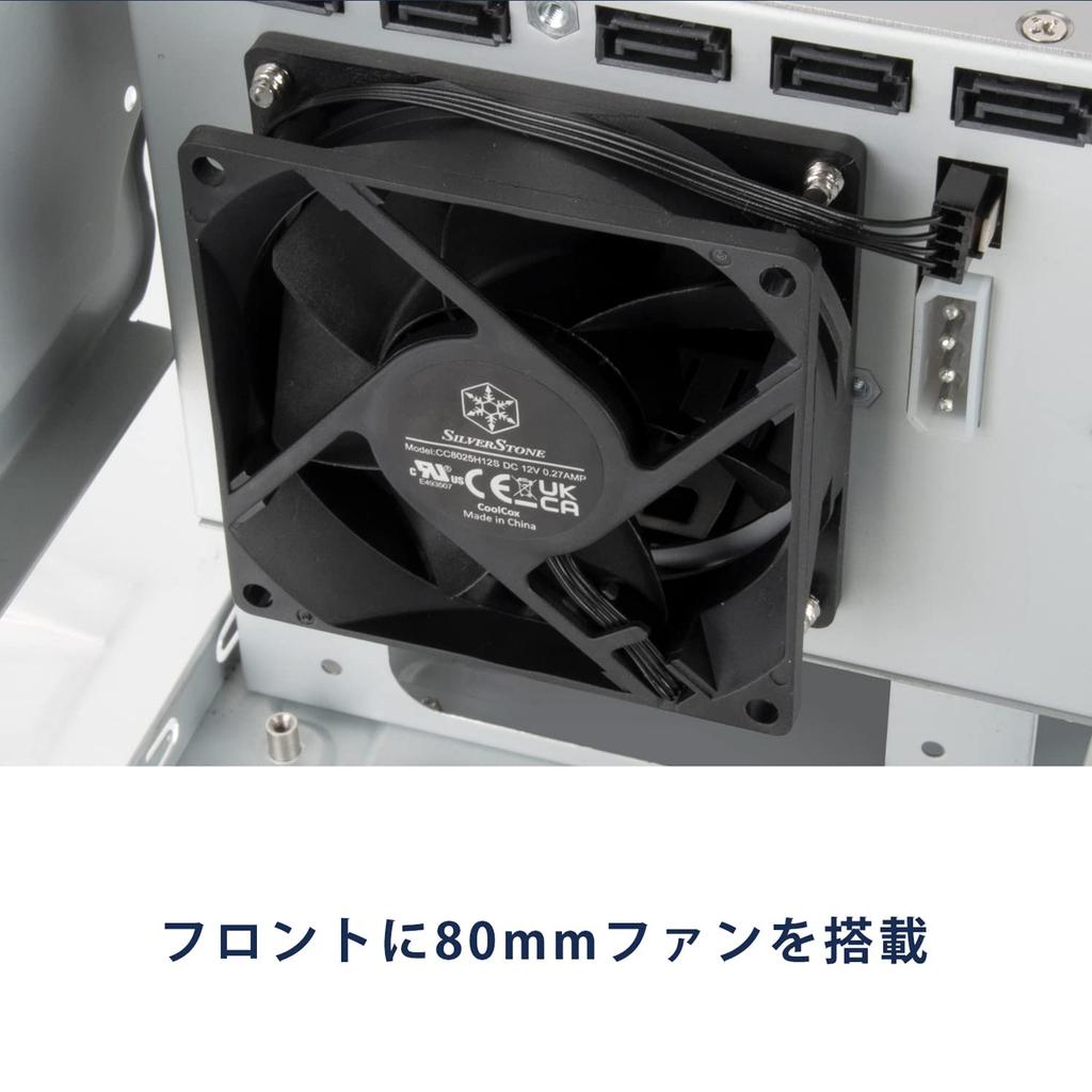 Silver Stone CS351 Hot Swap Compatible PC Case for Small NAS Domestic Regular Distribution Product M-ATX SST-CS351 /