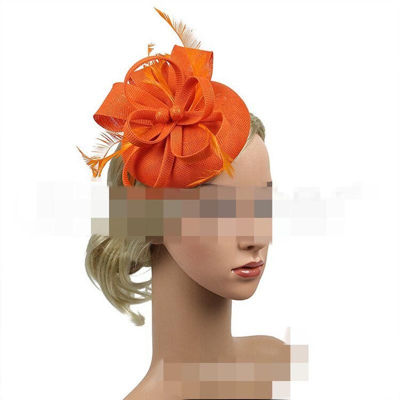 Horse Racing Federation Hepburn European and American Court Lady Retro Hat Headpiece Women's Dress Cheongsam Accessories Photo Hair Accessory Spring