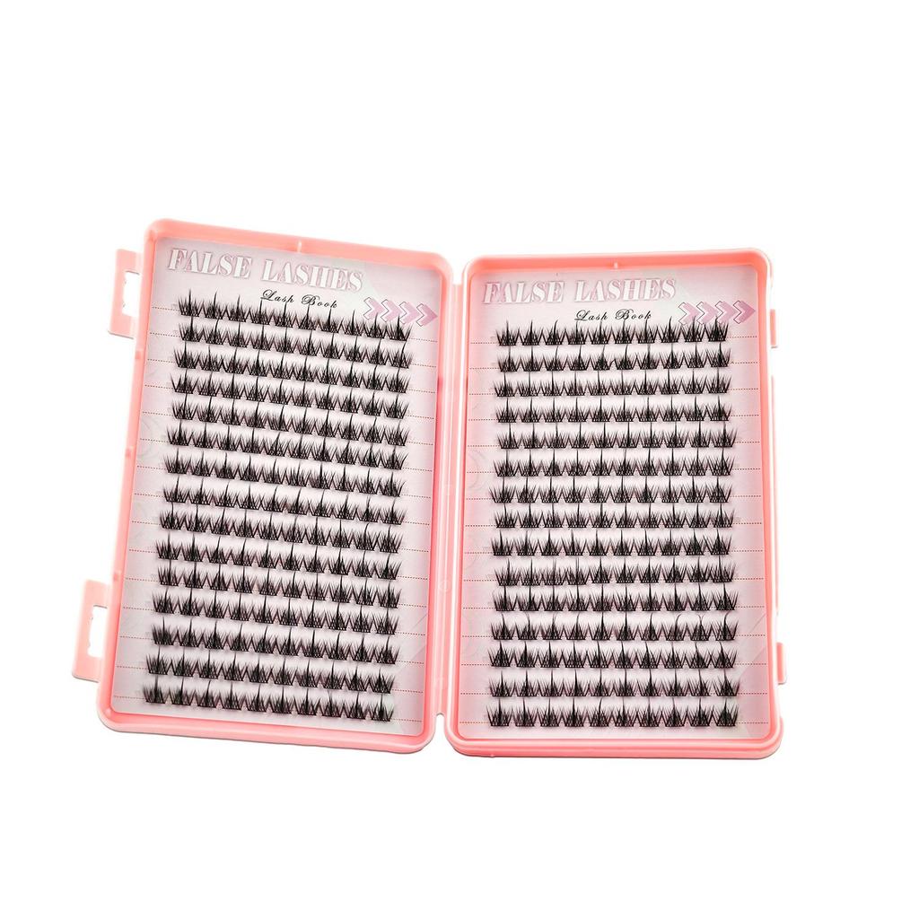 Three-Step Natural Eyelash Kit: Large Capacity False Lash Glue & Dense Lashes for Beginners