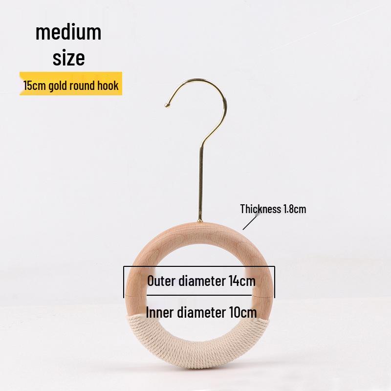 Solid Wood Acrylic Clip Hanger for Clothing Stores – Perfect for Children's Wear, Women's Wear, Pants, Scarves, Hats, and Socks.