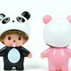 New Style Monchhichi Keychain Cute Monchi Kitty Keychains for Bags Children's Day Gift Toy Model Doll