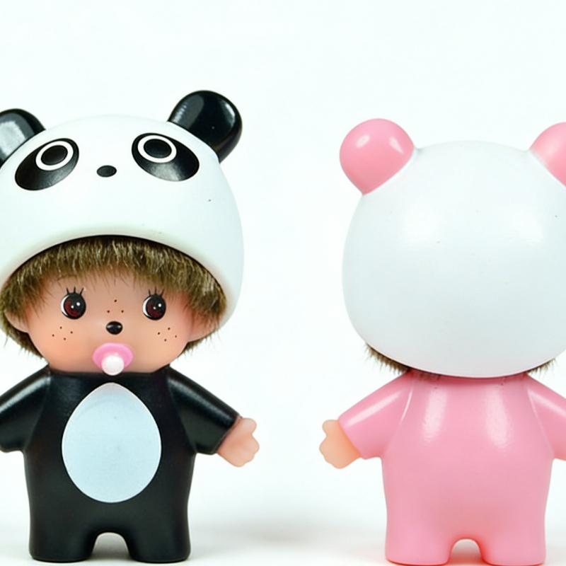New Style Monchhichi Keychain Cute Monchi Kitty Keychains for Bags Children's Day Gift Toy Model Doll