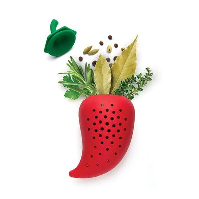 1 szt. Filtr do przypraw chili Gulasz Zupa Silikonowy Ziołowy Infuzor Filtr Silikonowy Pakiet Przypraw Kuchenne Praktyczne Gadżety Narzędzia do Gotowania