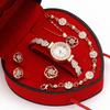 Fashion Watch Ladies Jewelry Set Gift Necklace Bracelet Quartz Ladies Watch Set