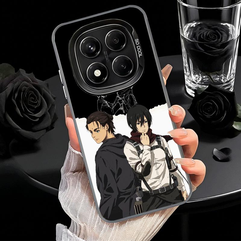A-Attack On T-Titan Mikasa Soft Phone Case for Samsung Galaxy S24 S25 FE S26 Edge S23 Ultra S22 Plus S21 + Shockproof Cover Back