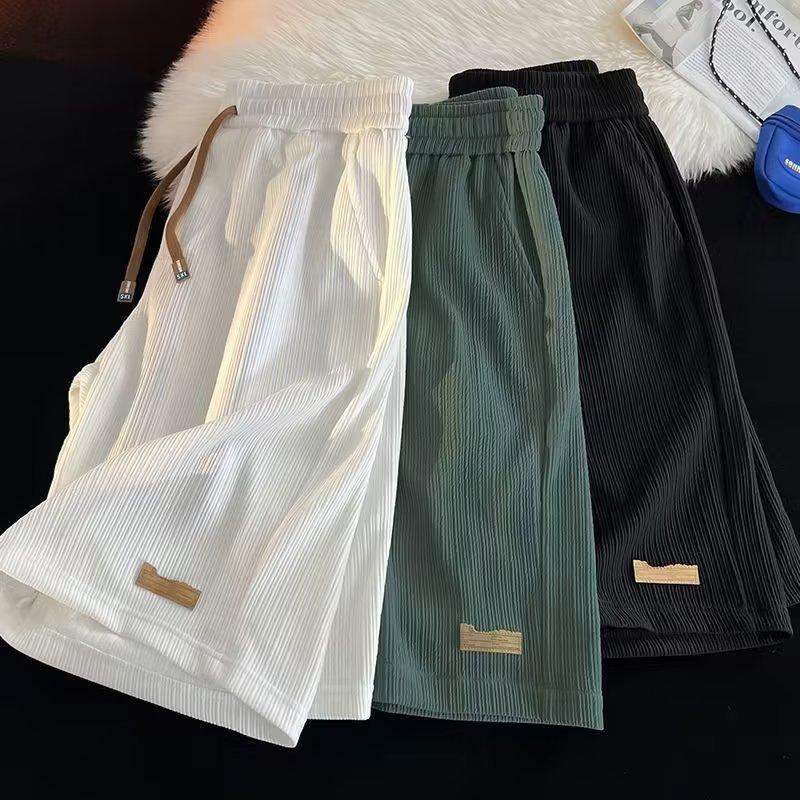 Men's Summer American Sports Basketball Shorts, Summer Loose Five Quarter Pants, Home Pants