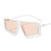 2024 Colorful Candy Steampunk Oversized Luxury Sunglasses Women Custom Fashion Square Frame Sunglasses Unisex