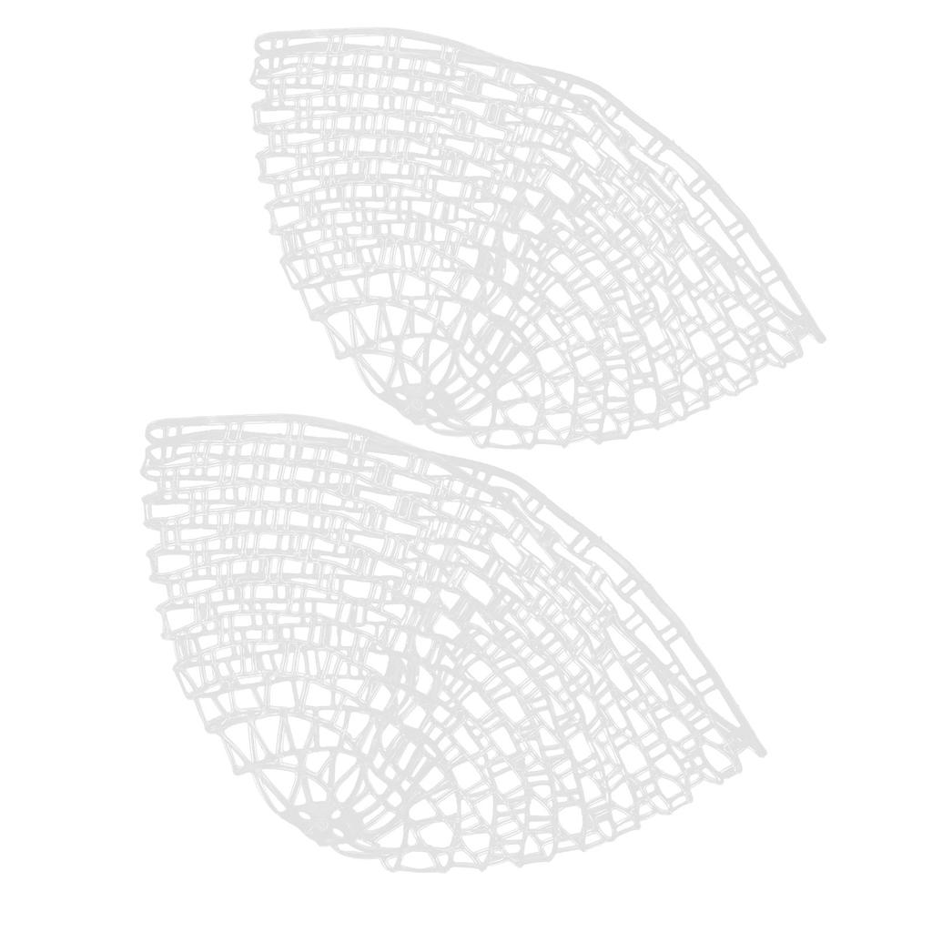 Fly Fishing Landing Net Soft Rubber Mesh Trout Bass Fishing Catch and Release Net