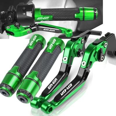 עבור KAWASAKI ER6N ER-6N 2009 2010 2011 2012 2013 2014-2017 ידית מצמד ידית בלם אופנוע ידית כידון מתכווננת