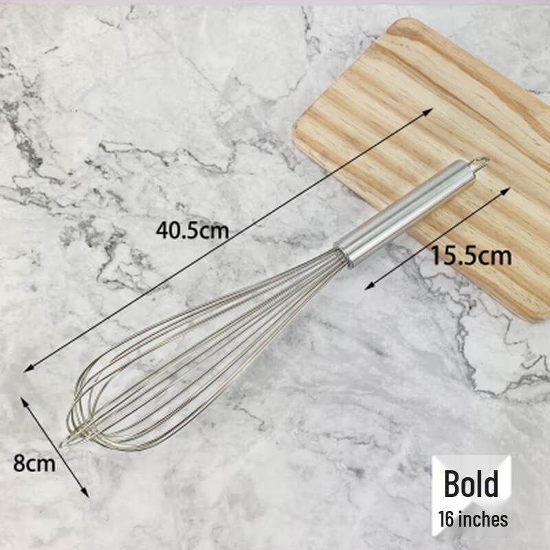Zhaoran Набор ручных венчиков из нержавеющей стали, 16 дюймов