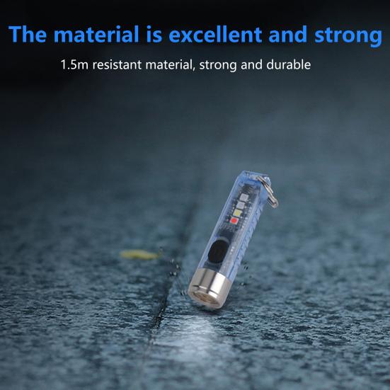 Mini Flashlights Super Bright Waterproof PC Impact Resistant Key Ring Flashlights for Outdoor