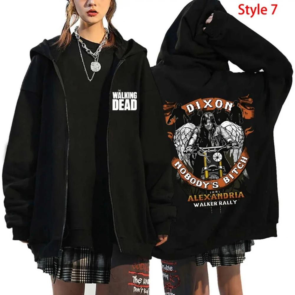 Nové Populární TV Tištěné Mikiny, Pánské a Dámské Módní Mikiny na Zip, Harajuku Mikiny, Hip-hopové Streetwearové Bundy, Svrchní oděv