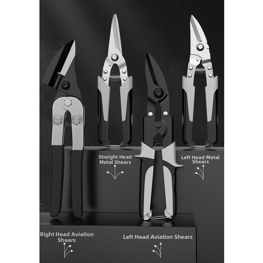 Non-slip Handle Metal Shears Rustproof Cable Cutters Professional Tin Snips Tools  Household Tools