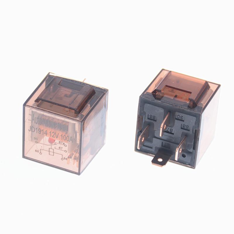 Relé Automotriz Impermeable CC 12V 100A 5 Pines 4 Pines Dispositivo de Control de Coche Relés de Coche Conmutación de Alta Capacidad