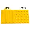 PVC & TPU Tactile Paving Tiles: Anti-slip Self-adhesive Guiding Bricks for the Visually Impaired.