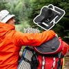 D-buckle Drink Tube Clip 360 Degree Rotatable Water Bladder Bag Clip Quick Release Clamp Backpack Accessories for Camping Hiking