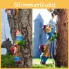 Creative Garden Decoration Micro Dwarf Climbing Figurine Made Of Durable Resin Material