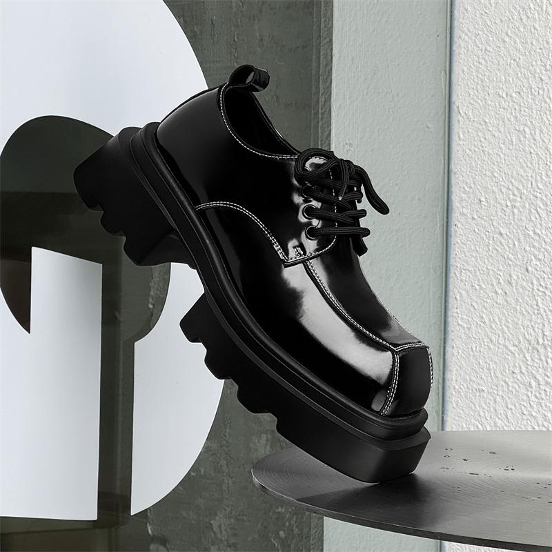 Fashion Men's Loafers Luxury Brand Leather Dress Shoes Breathable Slip-On Solid Formal Casual Shoes Handmade Designer Men Shoes Mocassin