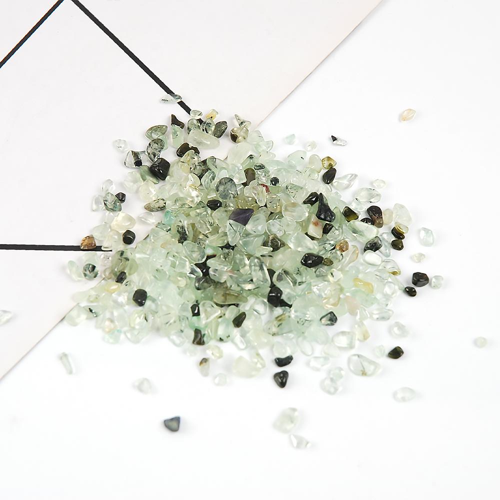 Hisenlee 500G Natural Crystal Aquarium Gravel Rocks Tumbled Crushed Stones Fountain Vase Planters Decorative Christmas New Year