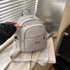 Simple and Versatile Backpack Women's New High-end Fashion Shoulder Messenger Bag Multi-functional Backpack
