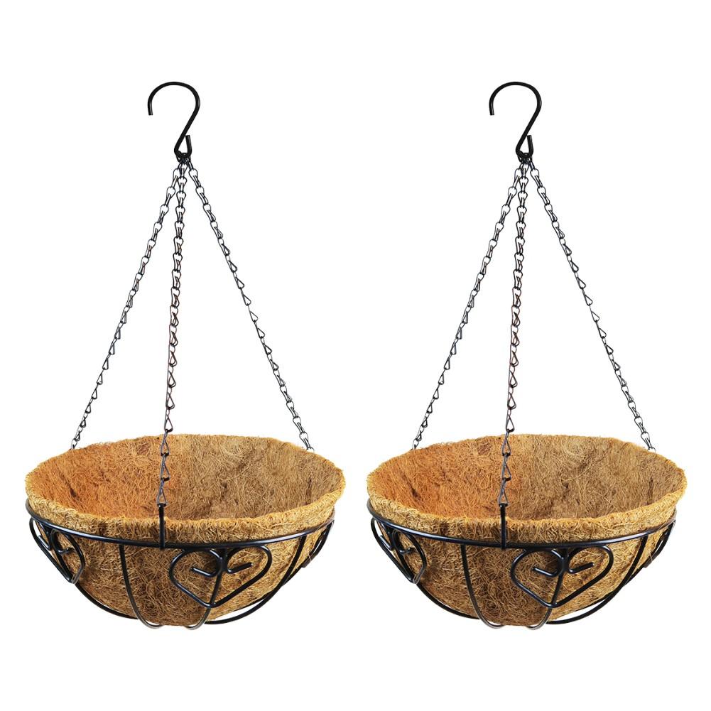 Air And Water Permeability Hanging Flower Pot Iron Basket