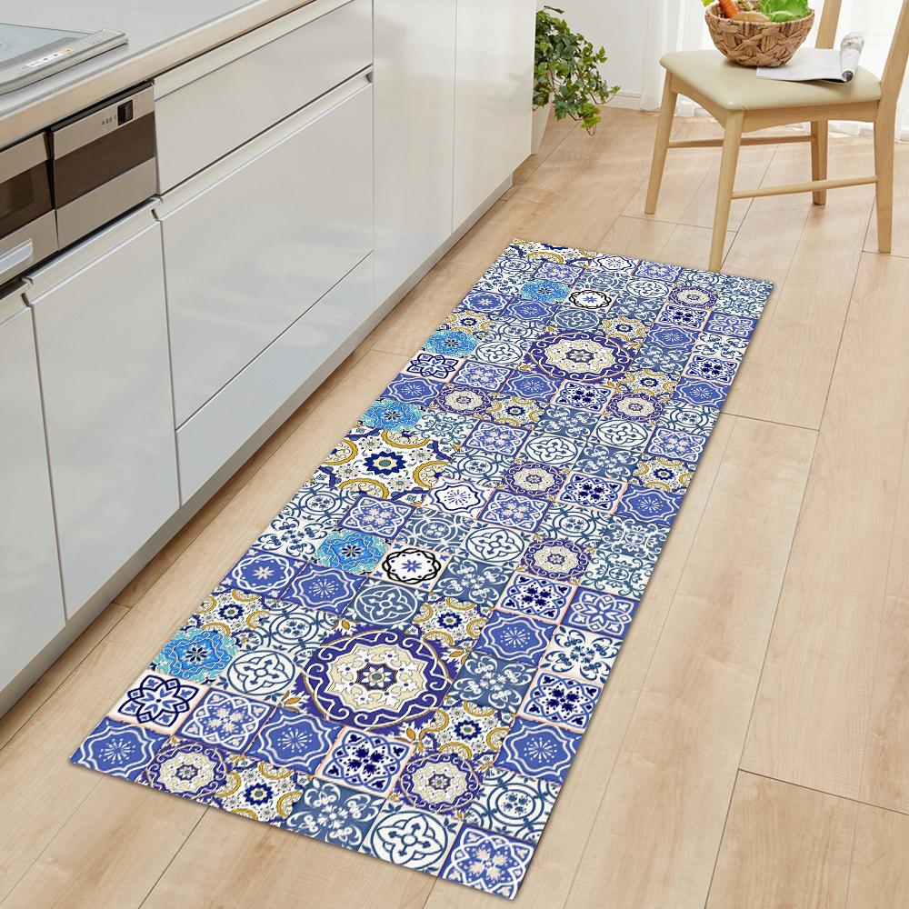 Non-Slip Kitchen Carpets For Living Room Long Area Rug Kitchen Floor Mat Carpets Bathroom Entrance Door Mat Home Decor Alfombra