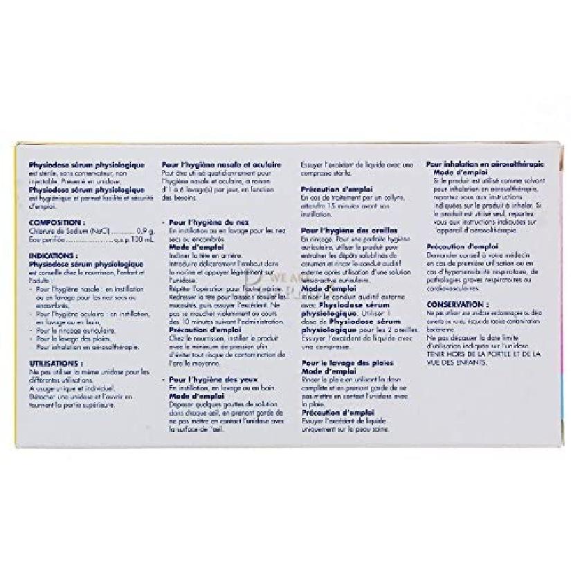 Physiodose Physiological Serum - Box of 40 Single Doses