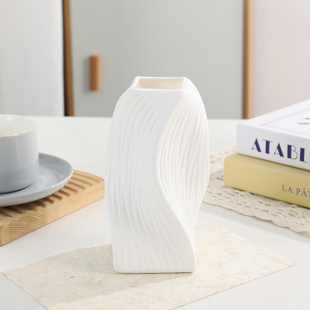 

Modern Style Vase Plastic Flower Vase Nordic Living Room Decor Craft Flower Bottle Floral Arrangement Display Vase Pots Ornament