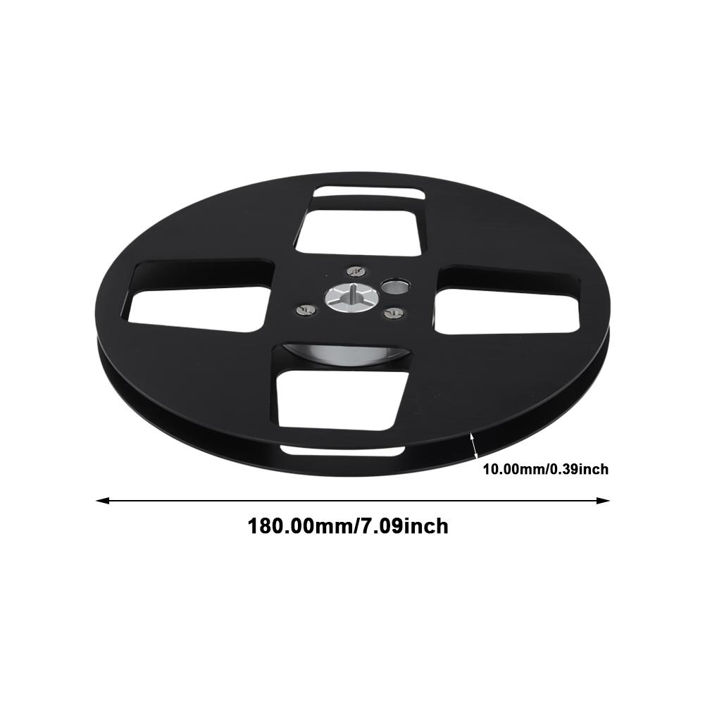 7 Inch Empty Tape Reel Reel-to-Reel Recorder Accessory Take Up Reel Aluminum Open Reel Audio Tape for Reel To Reel Tape Recorder