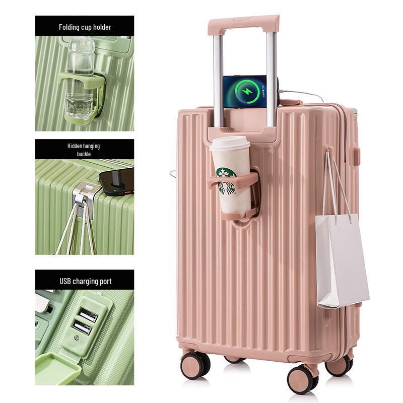 Lidu Multi-functional Spinner Carry-On Luggage