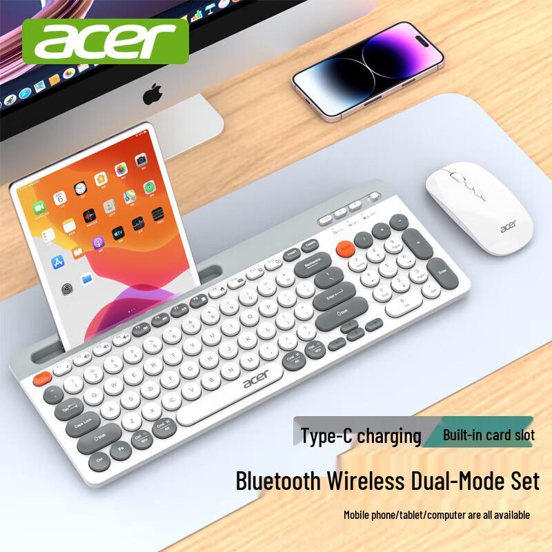 

Acer Tri-Mode Silent Wireless Keyboard and Mouse Combo