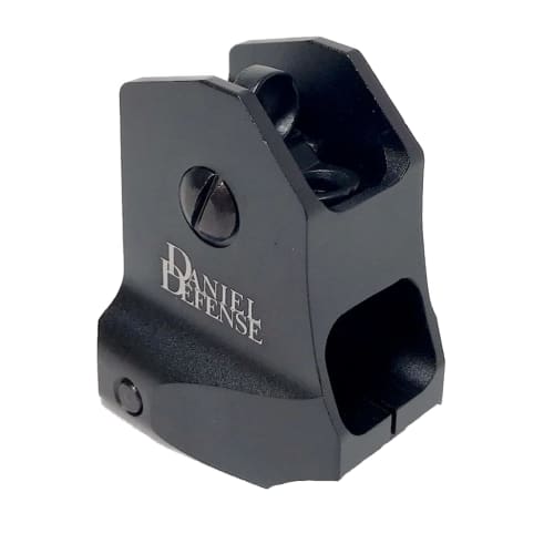 ChaosAirsoft DANIEL DEFENSE Fixed Iron Sights Replica Front & Rear Set with 20mm Rail (Black)