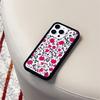 Custodia Protettiva per Telefono Wildflower Hot 3D Lilypad Floreale wf per iPhone 15pro 12 13 14 15 16 Pro Max 16 Plus 16pro Rosa rosa wf Copertura