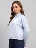 MONTE CARLO Women Oversized Sky Sweatshirt