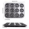 Non-Stick Muffin Pan Carbon Steel Cupcake Mold Kitchen Baking Tool Cheesecake Pan  Bakery