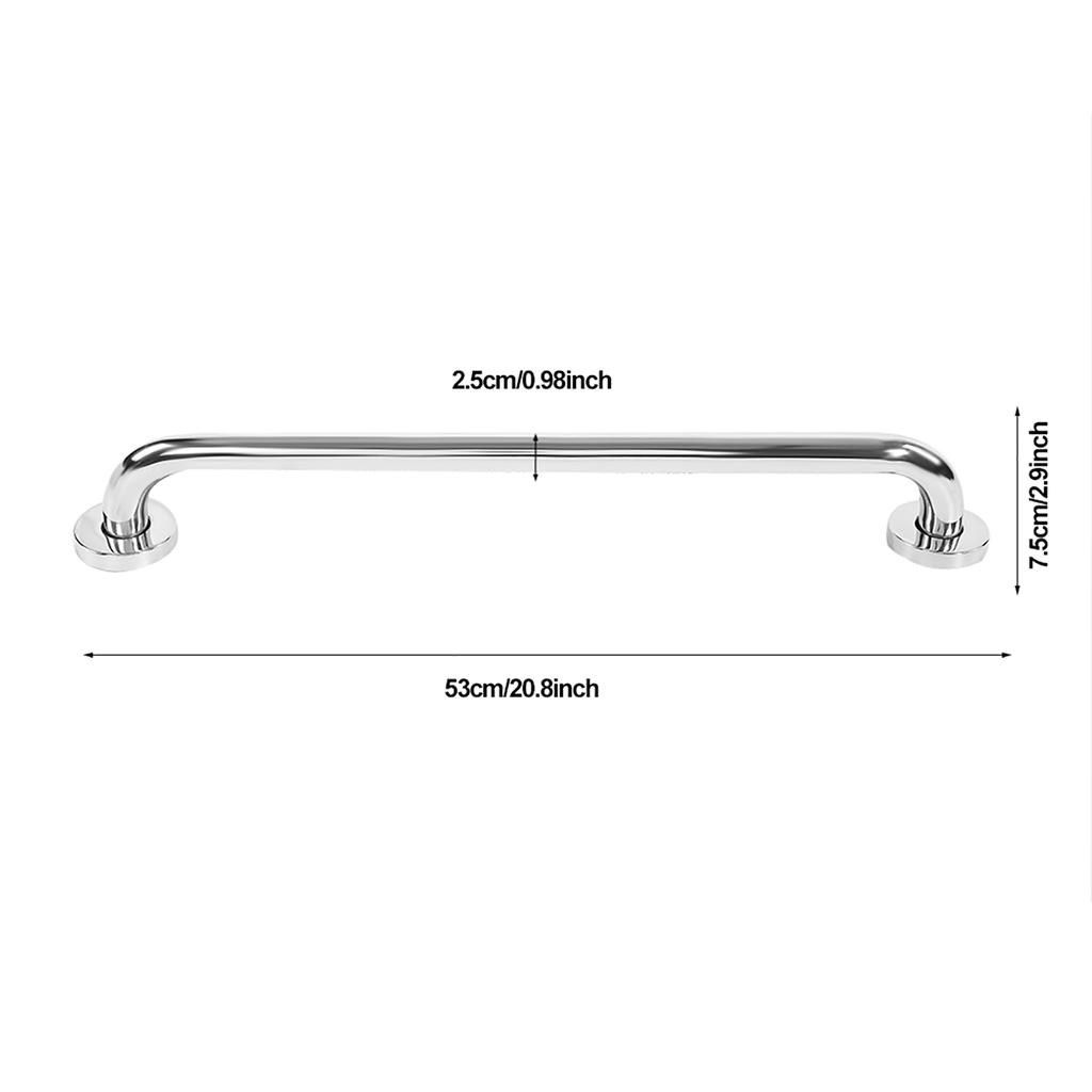 50cm Thicken Stainless Steel Bathroom Bathtub Grab Bar Safety Hand Rail for Bath Shower Toilet