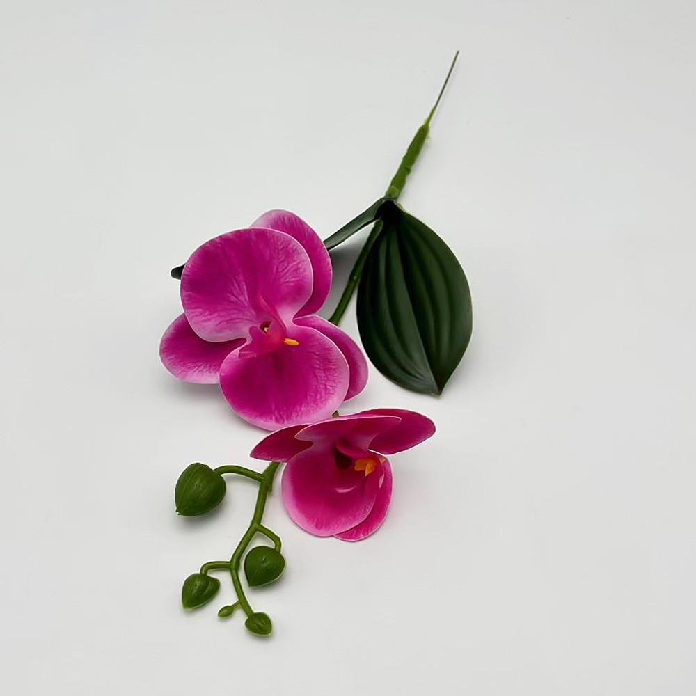 

Orchid Butterfly Faux With Realistic Leaves For Wedding And Settings Event Purple