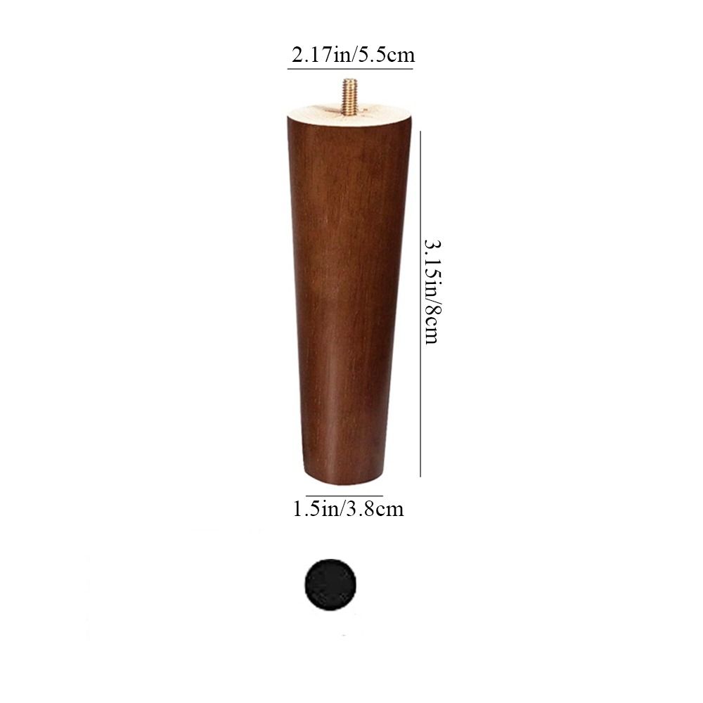 Conical Durable Replacement TV Cabinet Chair Sofa Leg Furniture Leg Table Feet for Coffee Table