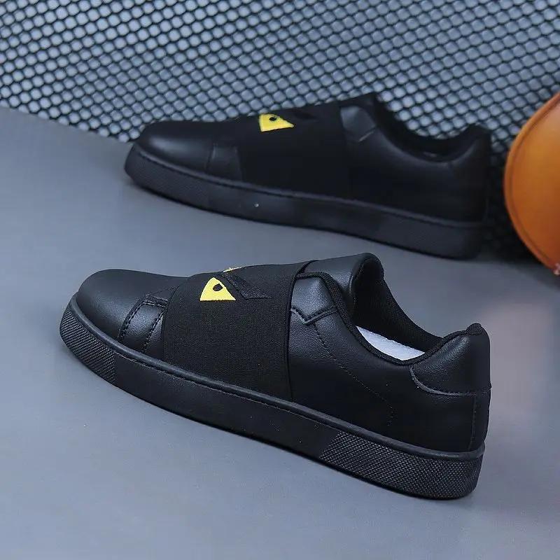 Men's Casual Shoes Fashionable Trendy Sports Shoes Breathable Rubber Sole Summer Footwear Niche Hong Kong Style Youth Shoes