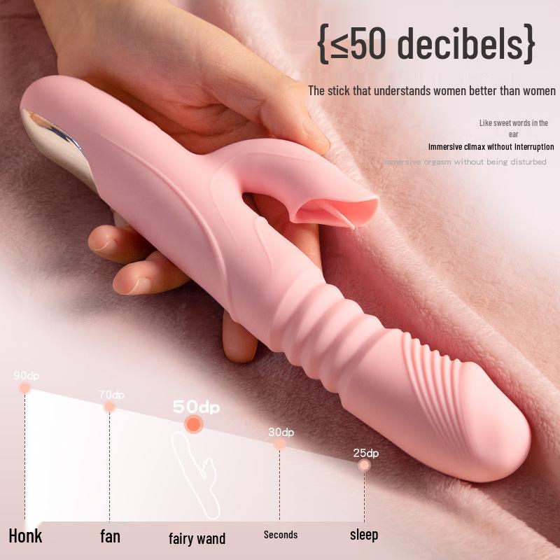 Long Love Automatic Vibrating Dildo Massager for Women