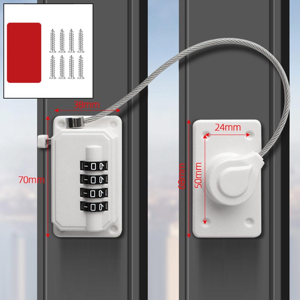 Einklemmschutz-Hand-Baby-Sicherheitsschloss, einstellbar, kein Bohren, Schrankschloss, Kinderschutz, Kühlschranktür, Codeschloss für Zuhause
