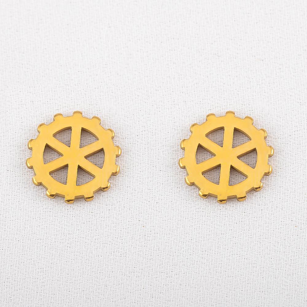 15pcs Stainless Steel Mechanical Steampunk Cogs Gears Clock Hour Hand Pendant Necklaces Bracelets Charm DIY Jewelry Making Decro