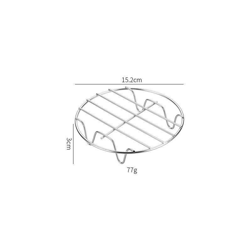 

Многоразмерная решетка для гриля и пароварки для аэрофритюрниц 3,2QT-5,8QT с 4 штырьками (6 -8 ).