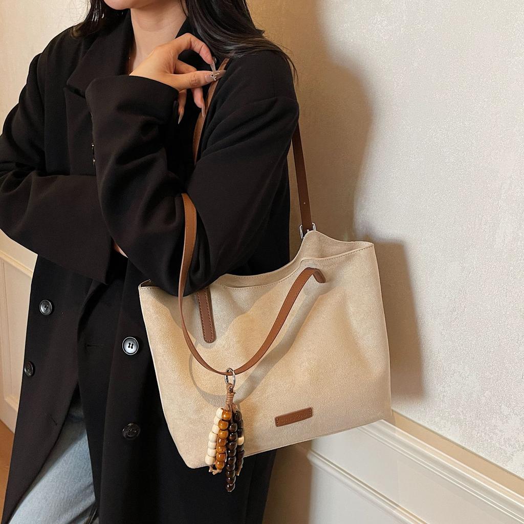 High-end Underarm Bag Women's New Retro Fashion Shoulder Bag Large-capacity Commuter Tote Bag Customization
