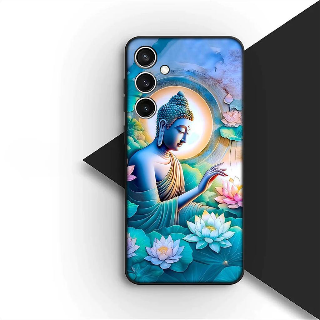 Housse en Silicone Lord Bouddha pour Samsung Galaxy S25 S24 S23 FE Ultra Plus S7 Edge S25+ S24+ A56 5G + Coque de Téléphone
