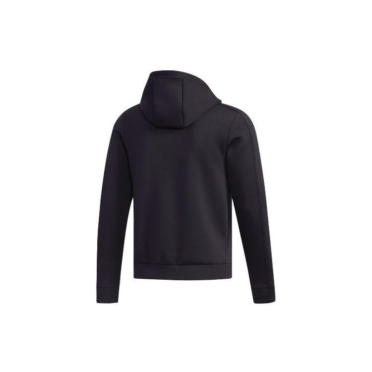 Adidas Neo Casual Sports Hooded Jacket Men Outerwear Black BQ0794
