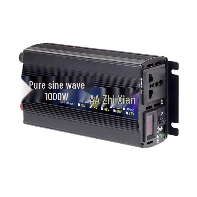 Zhi Xian Universal Pure Sine Wave Inverter: 12V/24V/48V/60V to 220V High Power 48V/1000W (Single Display)