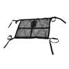 Car Ceiling Storage Bag Polyester Adjustable Elastic Hanging Roof Mesh Pocket for Vehicle Outdoor Ca